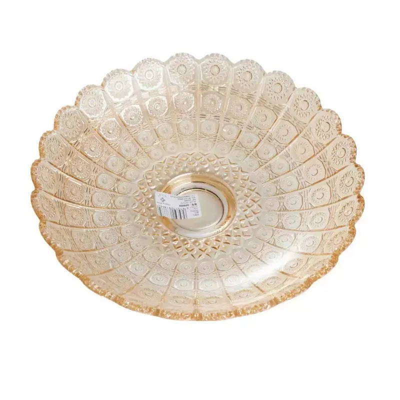 Sunflower Fruit Plate​ – 3 Colors Available | Clear/Amber/Smoke Gray | Color Box